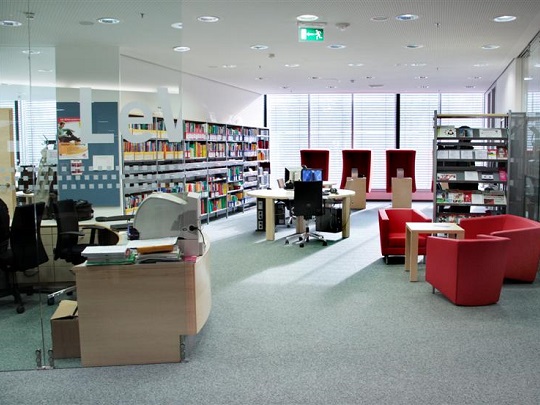 Ansicht Hör und Lesebereich im Lernzentrum LeWis