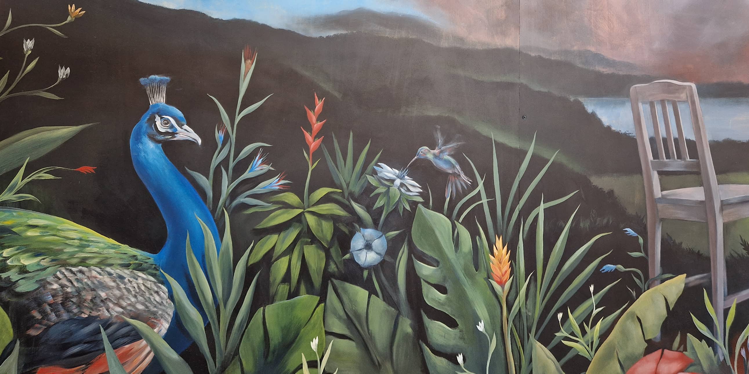 Ausschnitt aus einem Gemälde von Jörg Wascher