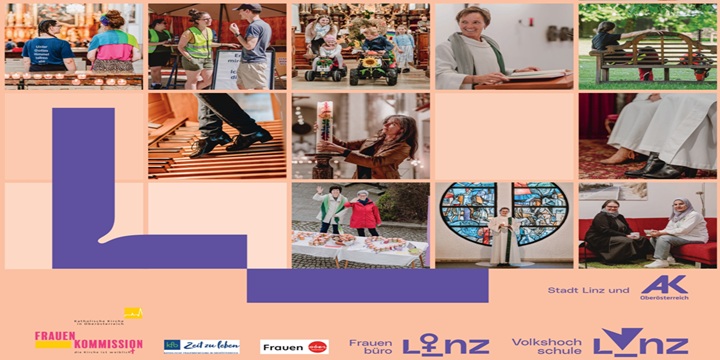 Die Kirche ist weiblich; Grafik: Diözese Linz / Frauenkommission / Laurenz Kaiser
