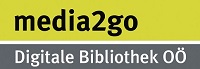 Logo media2go - Digitale Bibliothek OÖ