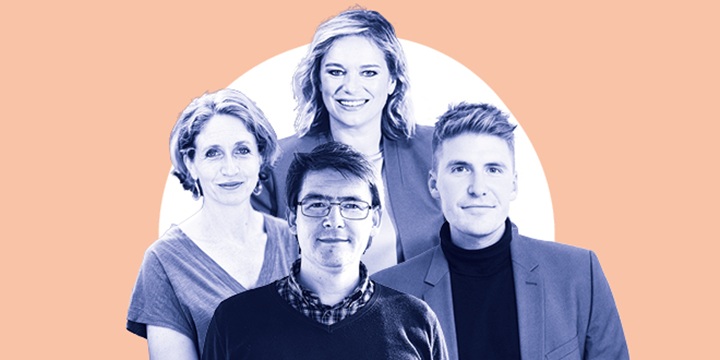 Menschenrechte in der öffentlichen Debatte; Copyright Bild: Mark Pock, privat, PULS24_Moni Fellner, Thomas Dalby