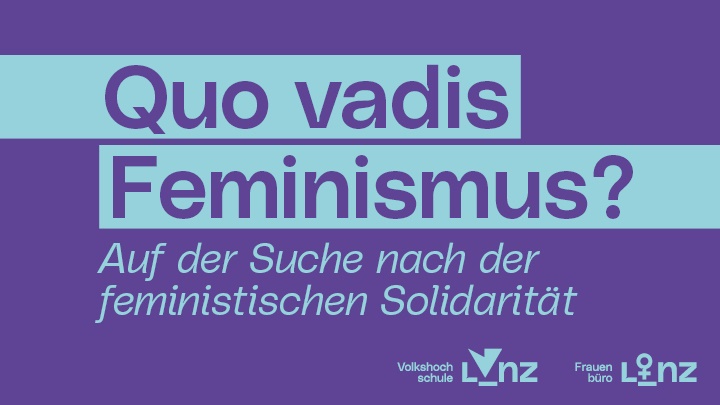 Einladungskarte Quo vadis Feminismus