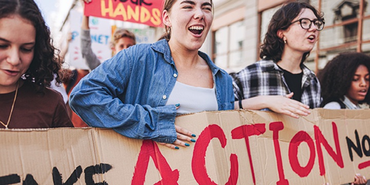 Geschichtereihe Protest; Foto: Shutterstock / Jacob Lund
