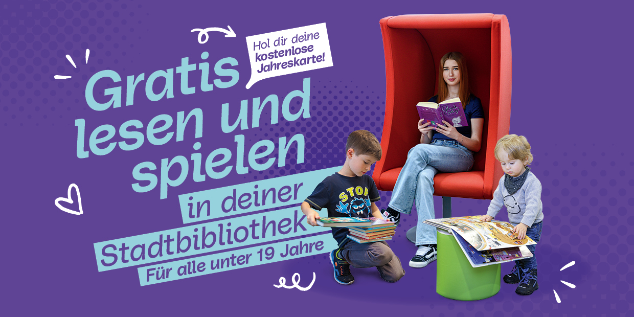 Kostenlose Kinderkarte in der Stadtbibliothek